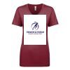 Next Level Apparel 1540 - Ladies' Ideal V-Neck Thumbnail