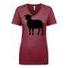 Next Level Apparel 1540 - Ladies' Ideal V-Neck Thumbnail