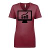 Next Level Apparel 1540 - Ladies' Ideal V-Neck Thumbnail