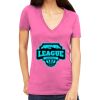 Tultex 214 - Ladies' Slim Fit Fine Jersey V-Neck Thumbnail