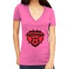 Tultex 214 - Ladies' Slim Fit Fine Jersey V-Neck Thumbnail