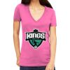 Tultex 214 - Ladies' Slim Fit Fine Jersey V-Neck Thumbnail
