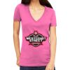 Tultex 214 - Ladies' Slim Fit Fine Jersey V-Neck Thumbnail