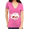 Tultex 214 - Ladies' Slim Fit Fine Jersey V-Neck Thumbnail