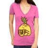 Tultex 214 - Ladies' Slim Fit Fine Jersey V-Neck Thumbnail
