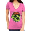 Tultex 214 - Ladies' Slim Fit Fine Jersey V-Neck Thumbnail
