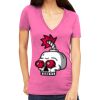 Tultex 214 - Ladies' Slim Fit Fine Jersey V-Neck Thumbnail