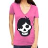 Tultex 214 - Ladies' Slim Fit Fine Jersey V-Neck Thumbnail