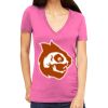 Tultex 214 - Ladies' Slim Fit Fine Jersey V-Neck Thumbnail