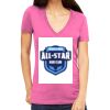 Tultex 214 - Ladies' Slim Fit Fine Jersey V-Neck Thumbnail