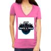 Tultex 214 - Ladies' Slim Fit Fine Jersey V-Neck Thumbnail