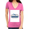 Tultex 214 - Ladies' Slim Fit Fine Jersey V-Neck Thumbnail