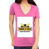 Tultex 214 - Ladies' Slim Fit Fine Jersey V-Neck Thumbnail