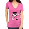 Tultex 214 - Ladies' Slim Fit Fine Jersey V-Neck Thumbnail