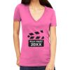 Tultex 214 - Ladies' Slim Fit Fine Jersey V-Neck Thumbnail