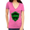 Tultex 214 - Ladies' Slim Fit Fine Jersey V-Neck Thumbnail