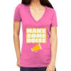 Tultex 214 - Ladies' Slim Fit Fine Jersey V-Neck Thumbnail