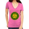 Tultex 214 - Ladies' Slim Fit Fine Jersey V-Neck Thumbnail