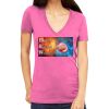 Tultex 214 - Ladies' Slim Fit Fine Jersey V-Neck Thumbnail