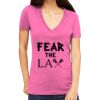 Tultex 214 - Ladies' Slim Fit Fine Jersey V-Neck Thumbnail