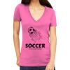 Tultex 214 - Ladies' Slim Fit Fine Jersey V-Neck Thumbnail