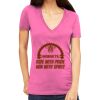 Tultex 214 - Ladies' Slim Fit Fine Jersey V-Neck Thumbnail