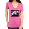 Tultex 214 - Ladies' Slim Fit Fine Jersey V-Neck Thumbnail