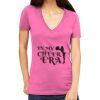 Tultex 214 - Ladies' Slim Fit Fine Jersey V-Neck Thumbnail