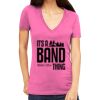 Tultex 214 - Ladies' Slim Fit Fine Jersey V-Neck Thumbnail