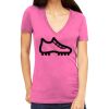 Tultex 214 - Ladies' Slim Fit Fine Jersey V-Neck Thumbnail