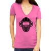 Tultex 214 - Ladies' Slim Fit Fine Jersey V-Neck Thumbnail