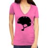 Tultex 214 - Ladies' Slim Fit Fine Jersey V-Neck Thumbnail