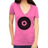 Tultex 214 - Ladies' Slim Fit Fine Jersey V-Neck Thumbnail