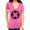 Tultex 214 - Ladies' Slim Fit Fine Jersey V-Neck Thumbnail