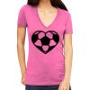 Tultex 214 - Ladies' Slim Fit Fine Jersey V-Neck Thumbnail
