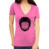 Tultex 214 - Ladies' Slim Fit Fine Jersey V-Neck Thumbnail