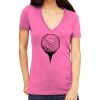 Tultex 214 - Ladies' Slim Fit Fine Jersey V-Neck Thumbnail