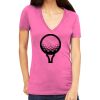 Tultex 214 - Ladies' Slim Fit Fine Jersey V-Neck Thumbnail