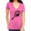Tultex 214 - Ladies' Slim Fit Fine Jersey V-Neck Thumbnail