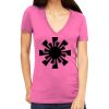 Tultex 214 - Ladies' Slim Fit Fine Jersey V-Neck Thumbnail