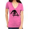 Tultex 214 - Ladies' Slim Fit Fine Jersey V-Neck Thumbnail