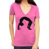 Tultex 214 - Ladies' Slim Fit Fine Jersey V-Neck Thumbnail
