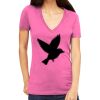 Tultex 214 - Ladies' Slim Fit Fine Jersey V-Neck Thumbnail