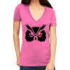 Tultex 214 - Ladies' Slim Fit Fine Jersey V-Neck Thumbnail