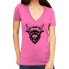 Tultex 214 - Ladies' Slim Fit Fine Jersey V-Neck Thumbnail