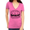 Tultex 214 - Ladies' Slim Fit Fine Jersey V-Neck Thumbnail