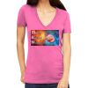 Tultex 214 - Ladies' Slim Fit Fine Jersey V-Neck Thumbnail