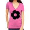 Tultex 214 - Ladies' Slim Fit Fine Jersey V-Neck Thumbnail