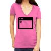 Tultex 214 - Ladies' Slim Fit Fine Jersey V-Neck Thumbnail