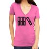 Tultex 214 - Ladies' Slim Fit Fine Jersey V-Neck Thumbnail